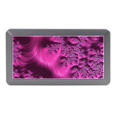 Fractal Artwork Pink Purple Elegant Memory Card Reader (mini) by Sapixe