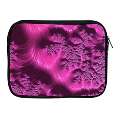 Fractal Artwork Pink Purple Elegant Apple Ipad 2/3/4 Zipper Cases by Sapixe