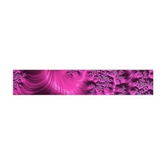 Fractal Artwork Pink Purple Elegant Flano Scarf (mini) by Sapixe