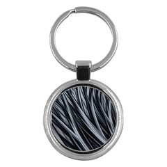 Fractal Mathematics Abstract Key Chains (round)  by Sapixe