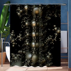 Fractal Math Geometry Backdrop Shower Curtain 60  X 72  (medium)  by Sapixe