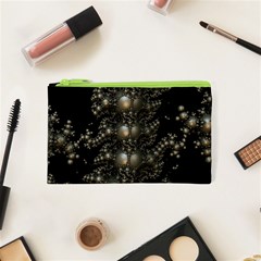 Fractal Math Geometry Backdrop Cosmetic Bag (xs) by Sapixe