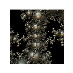 Fractal Math Geometry Backdrop Small Satin Scarf (square) by Sapixe