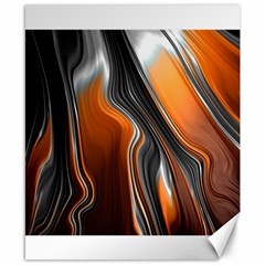 Fractal Structure Mathematics Canvas 8  X 10  by Sapixe