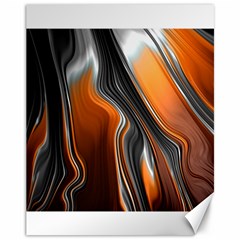 Fractal Structure Mathematics Canvas 11  X 14   by Sapixe