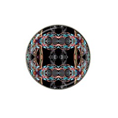 Fractal Math Design Backdrop Hat Clip Ball Marker by Sapixe