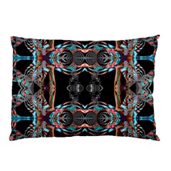 Fractal Math Design Backdrop Pillow Case by Sapixe