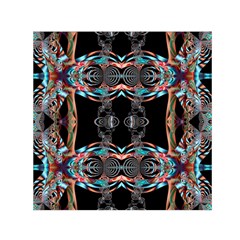 Fractal Math Design Backdrop Small Satin Scarf (square) by Sapixe