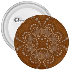 Fractal Pattern Decoration Abstract 3  Buttons by Sapixe