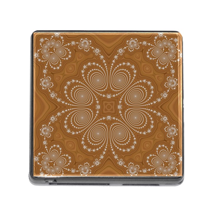 Fractal Pattern Decoration Abstract Memory Card Reader (Square)