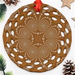 Fractal Pattern Decoration Abstract Ornament (Round Filigree) Front