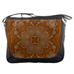 Fractal Pattern Decoration Abstract Messenger Bags by Sapixe