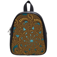 Fractal Abstract Pattern School Bag (small) by Sapixe