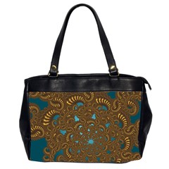 Fractal Abstract Pattern Office Handbags (2 Sides) 