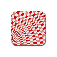 Graphics Pattern Design Abstract Rubber Coaster (square)  by Sapixe