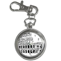 Line Art Architecture Key Chain Watches by Sapixe