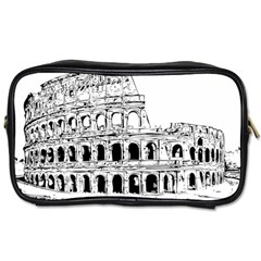 Line Art Architecture Toiletries Bags