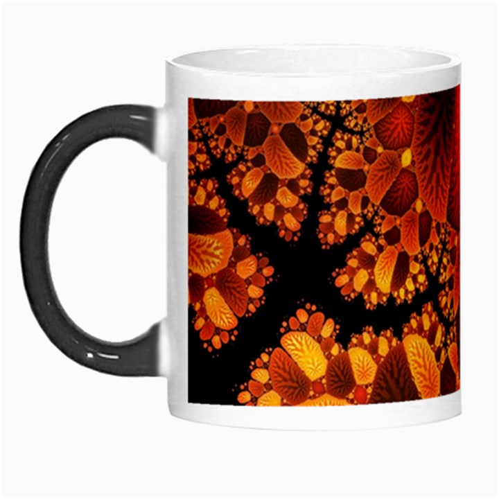 Leaf Autumn Nature Background Morph Mugs