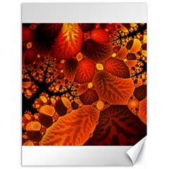 Leaf Autumn Nature Background Canvas 18  X 24   by Sapixe