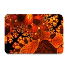 Leaf Autumn Nature Background Plate Mats by Sapixe