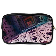 Industry Fractals Geometry Graphic Toiletries Bags by Sapixe