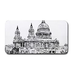 Line Art Architecture Church Medium Bar Mats by Sapixe