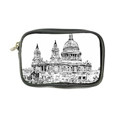 Line Art Architecture Church Coin Purse by Sapixe