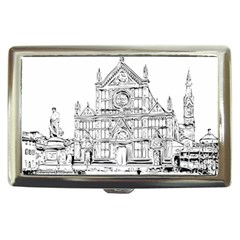 Line Art Architecture Church Italy Cigarette Money Cases by Sapixe