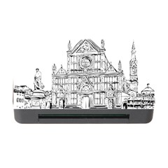 Line Art Architecture Church Italy Memory Card Reader With Cf by Sapixe