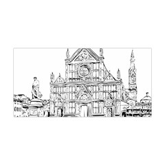 Line Art Architecture Church Italy Yoga Headband by Sapixe