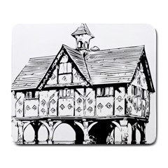 Line Art Architecture Vintage Old Large Mousepads by Sapixe