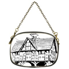 Line Art Architecture Vintage Old Chain Purses (one Side)  by Sapixe