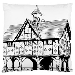 Line Art Architecture Vintage Old Standard Flano Cushion Case (two Sides) by Sapixe