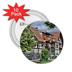 Homes Building 2 25  Buttons (10 Pack)  by Sapixe