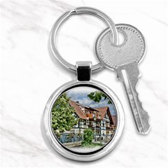 Homes Building Key Chains (round)  by Sapixe