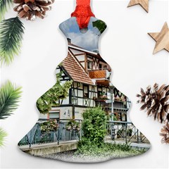 Homes Building Christmas Tree Ornament (two Sides) by Sapixe