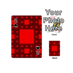 Sierpinski Carpet Plane Fractal Playing Cards 54 (mini) 