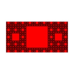 Sierpinski Carpet Plane Fractal Yoga Headband by Sapixe