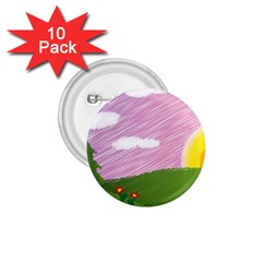 Pine Trees Trees Sunrise Sunset 1 75  Buttons (10 Pack) by Sapixe