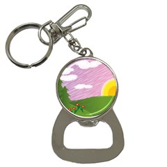 Pine Trees Trees Sunrise Sunset Bottle Opener Key Chains by Sapixe