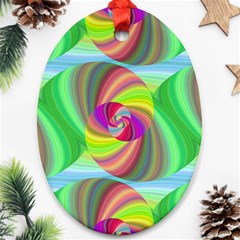 Seamless Pattern Twirl Spiral Ornament (oval) by Sapixe