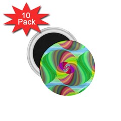 Seamless Pattern Twirl Spiral 1 75  Magnets (10 Pack)  by Sapixe