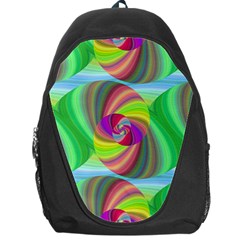 Seamless Pattern Twirl Spiral Backpack Bag by Sapixe