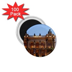 Municipal Theatre Of Sao Paulo Brazil 1 75  Magnets (100 Pack)  by Sapixe