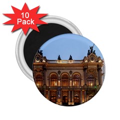 Municipal Theatre Of Sao Paulo Brazil 2 25  Magnets (10 Pack)  by Sapixe