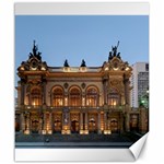 Municipal Theatre Of Sao Paulo Brazil Canvas 20  x 24   19.57 x23.15  Canvas - 1