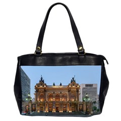 Municipal Theatre Of Sao Paulo Brazil Office Handbags (2 Sides) 