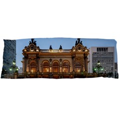 Municipal Theatre Of Sao Paulo Brazil Body Pillow Case Dakimakura (two Sides) by Sapixe