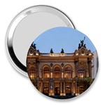 Municipal Theatre Of Sao Paulo Brazil 3  Handbag Mirrors Front