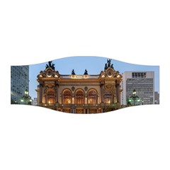 Municipal Theatre Of Sao Paulo Brazil Stretchable Headband by Sapixe